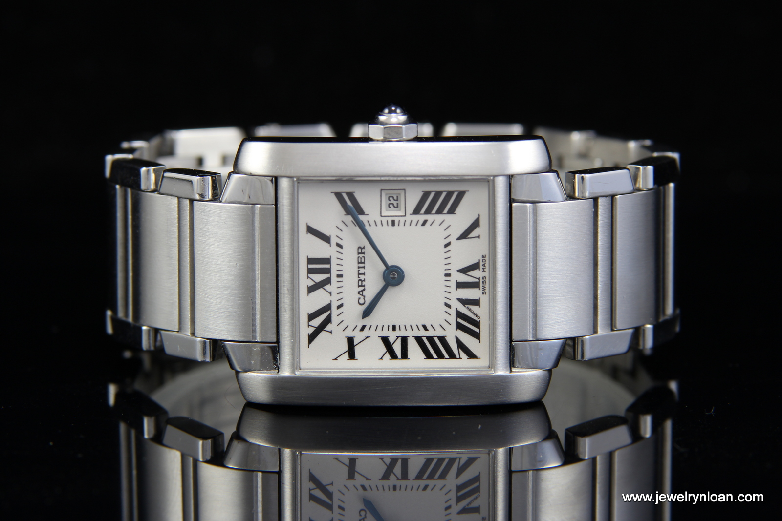 Jewelry-N-Loan | Women's Cartier Watch Tank Francaise Orange County ...
